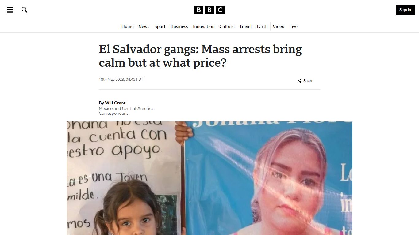 El Salvador gangs: Mass arrests bring calm but at what price? - BBC